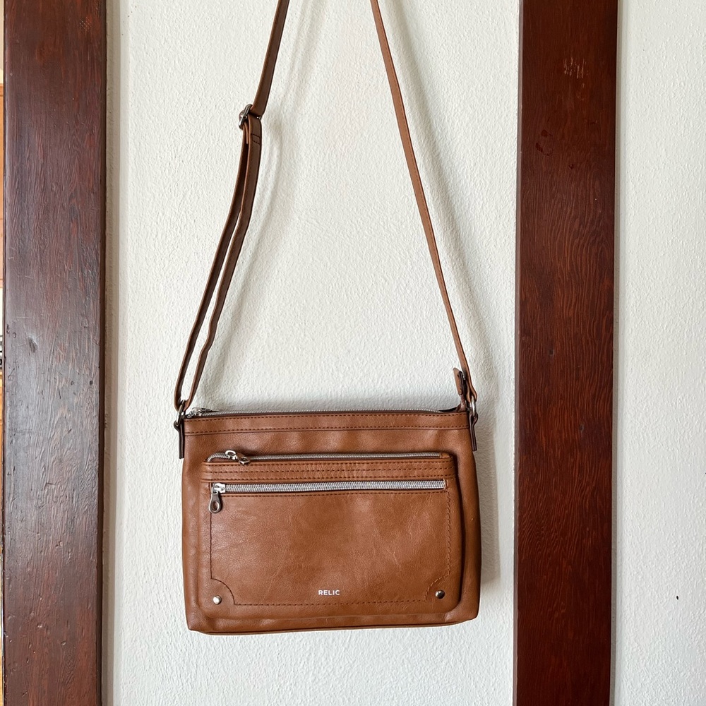 Relic Brown Crossbody Purse